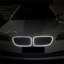 For 2010-2016 BMW 5 Series F10 F11 Front LED Kidney Grille Bumper Upper Grill Gloss Black