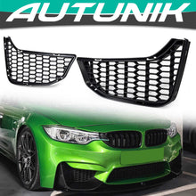 Pair Front Bumper Fog Light Grille for BMW M3 M4 F80 F82 2012-2018 51118054301