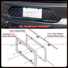 For 2024-2026 Ford Mustang S650 Matt Black Rear License Plate Frame Holder Panel