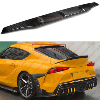 For 2020-2025 Toyota Supra GR A90 CTM Design Carbon Fiber Rear Window Roof Spoiler