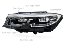 Left LH Driver Side Front Lamp For 2019-2022 BMW 3 Series G20 LED Headlight w/o AFS m340i 330i