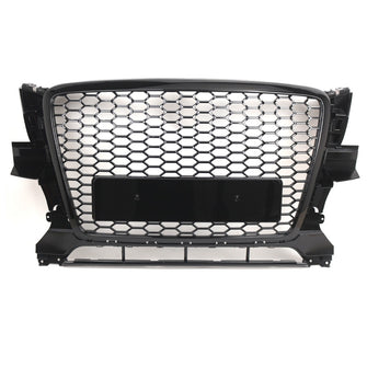 Front Bumper Radiator Grille Grill Honeycomb Gloss Black For Audi Q5 2009-2012
