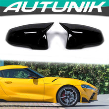 2x For 2020-2026 Toyota Supra A90 Gloss Black Mirror Caps Cover REPLACEMENT