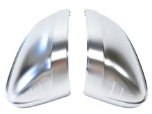 Matte Chrome Mirror Cover Caps Replace for AUDI A4 B9 S4 A5 S5 RS5 2017-2025 WITHOUT Assist Light