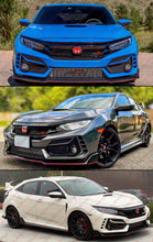 Matte Carbon Fiber Style Front Bumper Lip Splitter Textured Black For 2017-2021 Honda Civic