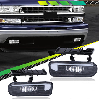 Led Fog Lights Lamps For Chevy 99-02 Silverado 2000-2006 Suburban Tahoe