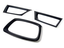 3pcs For Subaru Impreza WRX STI 2006-2007 Gloss Black Front Bumper Grille Cover Frame