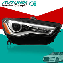 Passenger Front Lamp For 2016-2018 Audi A6 S6 HID/Xenon w/ Auto Level LED DRL Headlight