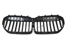 For 2020-2022 BMW 7-Series G11 G12 LCI Gloss Black LED Front Kidney Grille Grill Light
