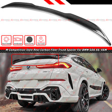 For 2020-2025 BMW G06 X6 X6M M Competition Style Carbon Fiber Trunk Spoiler Wing