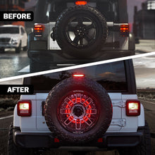 14" Spare Tire Brake Light LED 3rd Rear Wheel Lamp For 2007-2022+ Jeep Wrangler JK JL