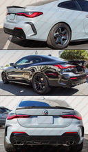 For 2021-2025 BMW Coupe G22 G23 430i M440i M Sport Carbon Fiber Rear Bumper Side Vent Trim Garnish