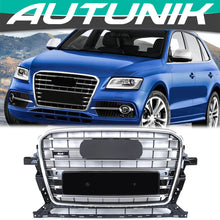 SQ5 Style Chrome Front Grille For 2013-2017 AUDI Q5 Non S-Line