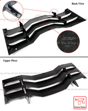 For 2024-2025 Ford Mustang Coupe Matte Black Rear Window Windshield Louver Cover