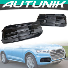 For Audi Q5 2018 2019 2020 Front Fog Lamp Grill Grille Covers Standard Model