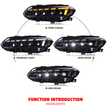 LED Sequential Headlight for Honda Civic 11th Gen 2022-2024 Animation Front Lamp