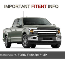 Full LED Black Headlights For 2018-2020 Ford F150 Front Lamps F-150 DRL