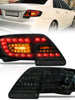 Smoked LED Tail Lights For Toyota Corolla 2011-2013 Rear Lamps Assembly