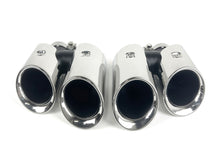 Chrome Exhaust Tips Tailpipe for Porsche Macan Base 2.0L 2014-2018