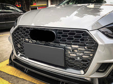 Honeycomb Black Front Grill For AUDI A5 B9 F5 S5 2017-2019