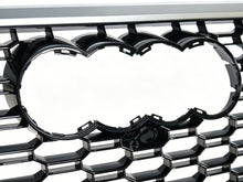 Fits 2018-2020 Audi Q5 SQ5 Front Bumper Grille Mesh Grille ( Black Honeycomb + Chrome Frame)