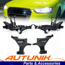 4Pcs Headlight Support Carrier Lower Guide Bracket Set For Audi A4 B8.5 S4 13-16