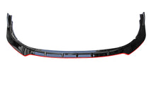 Front Spoiler Lip Splitter Gloss Black Red For Toyota Camry 2021-2024 SE XSE