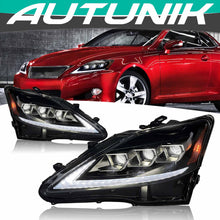 Fo Lexus IS250 IS350 2006-2013 LED Headlight Assembly DRL Signal Projector Pair