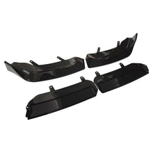 4pcs Gloss Black Front Bumper Lip Splitter For BMW 5 Series I5 G60 2024+