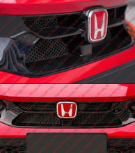For 2023-2025 Honda Civic Type-R FL5 V Style Front Grill Grille W/ Full Carbon Fiber Mesh
