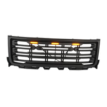 Fits for 2011-2014 GMC Sierra 2500 3500 Front Bumper Hood Grille Matte Black