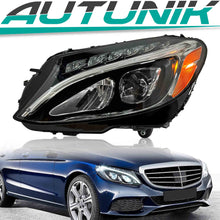 Left Driver Side LED Headlight for Mercedes C-Class W205 C300 2015-2018 Non-AFS