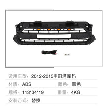 Front Bumper Upper Grille Mesh Grill w/Light Black for Toyota Tacoma 2012-2015