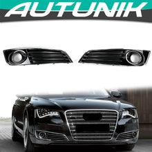 Front Fog Light Cover Lower Grill Grille For AUDI A8 A8L D4 2011-2014