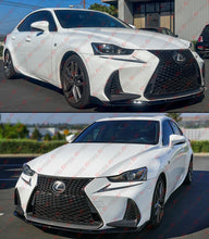 Gloss Black Front Bumper Lip Splitter For 2017-2020 Lexus IS200t IS300 IS350