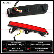 For 2023-2025 Honda Civic Type-R FL5 Rear Bumper Sequential LED DRL Side Reflector Light