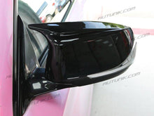 Glossy Black Side Mirror Cover Caps for Infiniti Q50 Q60 Q70 QX30 2014-2024