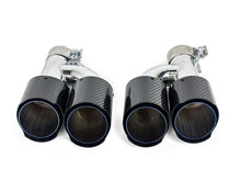 60mm Carbon Fiber Exhaust Tips Tailpipe for Audi Mercedes BMW
