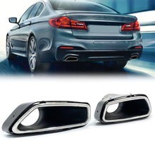 Carbon Fiber Exhaust Tips Muffler Pipes for BMW G30 520i 530i 540i m-sport 2017-2019-2023