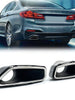 Carbon Fiber Exhaust Tips Muffler Pipes for BMW G30 520i 530i 540i m-sport 2017-2019-2023