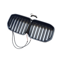 LED Gloss Black Double Slat Car Front Kidney Grill Fits For BMW X7 G07 2019-2022