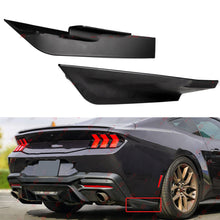 For 2024-2025 Ford Mustang GT & Ecoboost Matte Black Rear Bumper Side Corner Extension