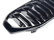 Dual Slat Gloss Black Front Kidney Grille For BMW 5 Series G30 LCI 2021-2023