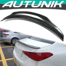 Carbon Style Rear Trunk Spoiler For Mercedes C-Class W206 Sedan 2022-2024