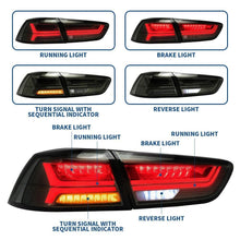 LED Smoked Tail Lights For Mitsubishi Lancer EVO 2008-2017