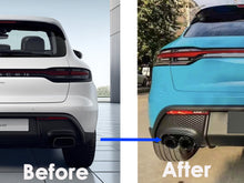 3-Layer Black Exhaust Tips for 2019-2026 Porsche Macan 2.0L Base