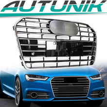 Chrome Front Bumper Grille S6 Style Fit for Audi A6/S6 C7 2016-2018
