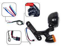 4.5" LED Passing Light Brackets Black for Harley Road Glide 2006-2023