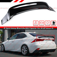 Gloss Black Highkick Rear Trunk Spoiler for 2014-2020 Lexus IS300 IS350 IS200