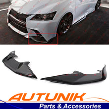Carbon Fiber Front Bumper Splitter Lip Lower Canards For 2013-2015 Lexus GS350 F Sport
